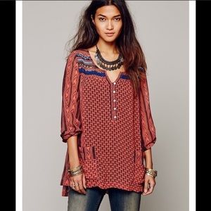 Free People Feather in the Wind tunic